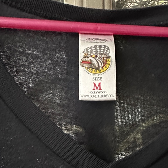 Ed Hardy Vintage Tee with Colorful Parrot Design - Picture 2 of 5